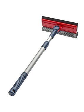 Standard Professional Window Squeegee | 2-in-1 Window Cleaner Sponge and Rubber